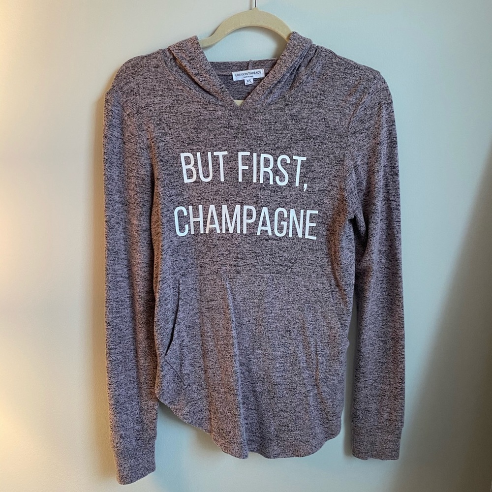 Champagne problems cozy hoodie!